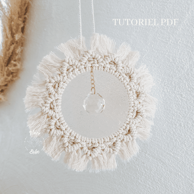 Tutoriel pdf attrape soleil en macramé ( à télécharger)