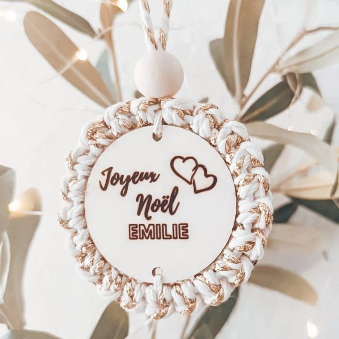 boule de Noël pour Maître/Maïtresse/ATSEM/Nounou