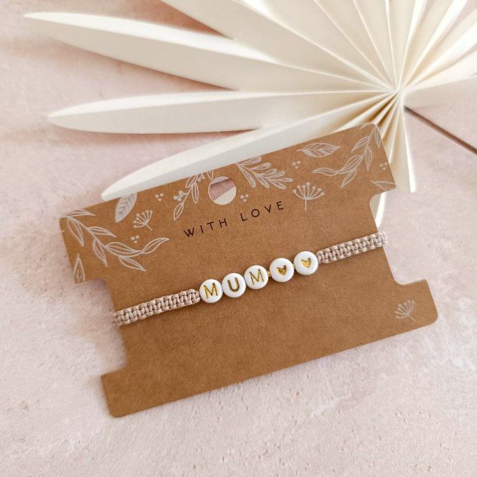 bracelet MUM à personnaliser