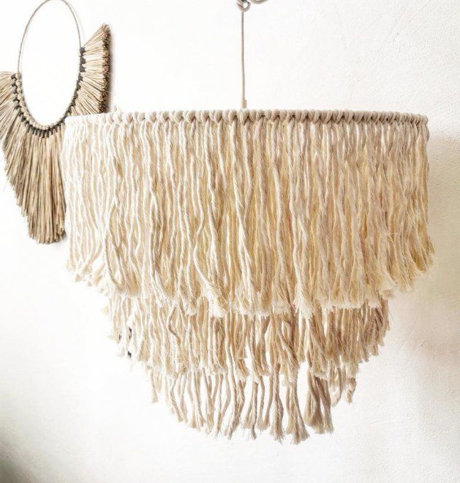 Luminaire macramé "IBIZA"