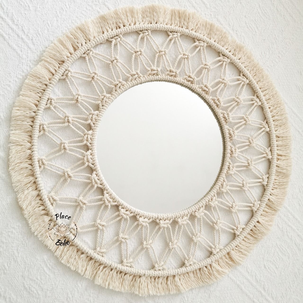 miroir rond mandala 