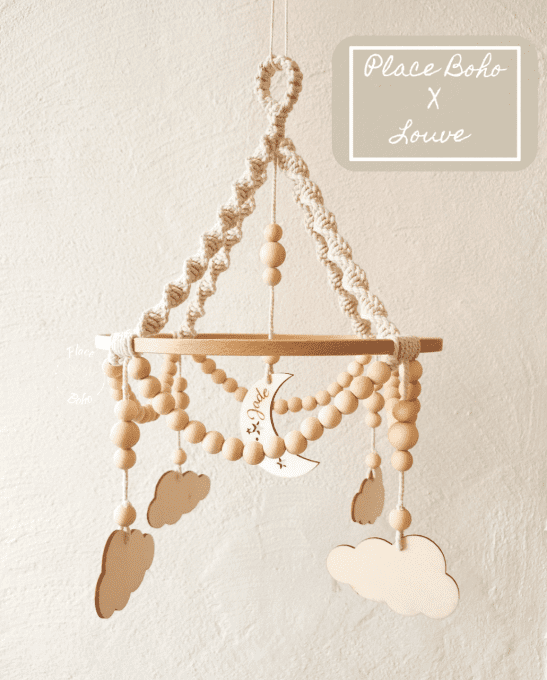 Mobile bébé Place Boho x Louve