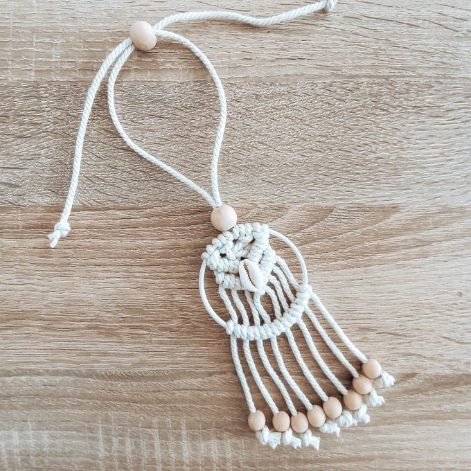 Tutoriel pdf suspension de rétroviseur en macramé (à télécharger)