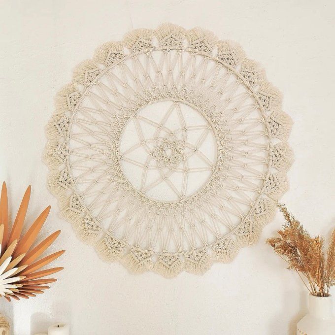 Macramé Mandala taille L